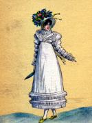 203-Madchen-inn-Schutenhut-nmit-Blumen